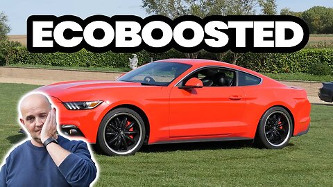 WE BORROWED A FAKE MUSTANG, TOOK IT TO AN OWNERS CLUB MEET & DID DONUTS!!