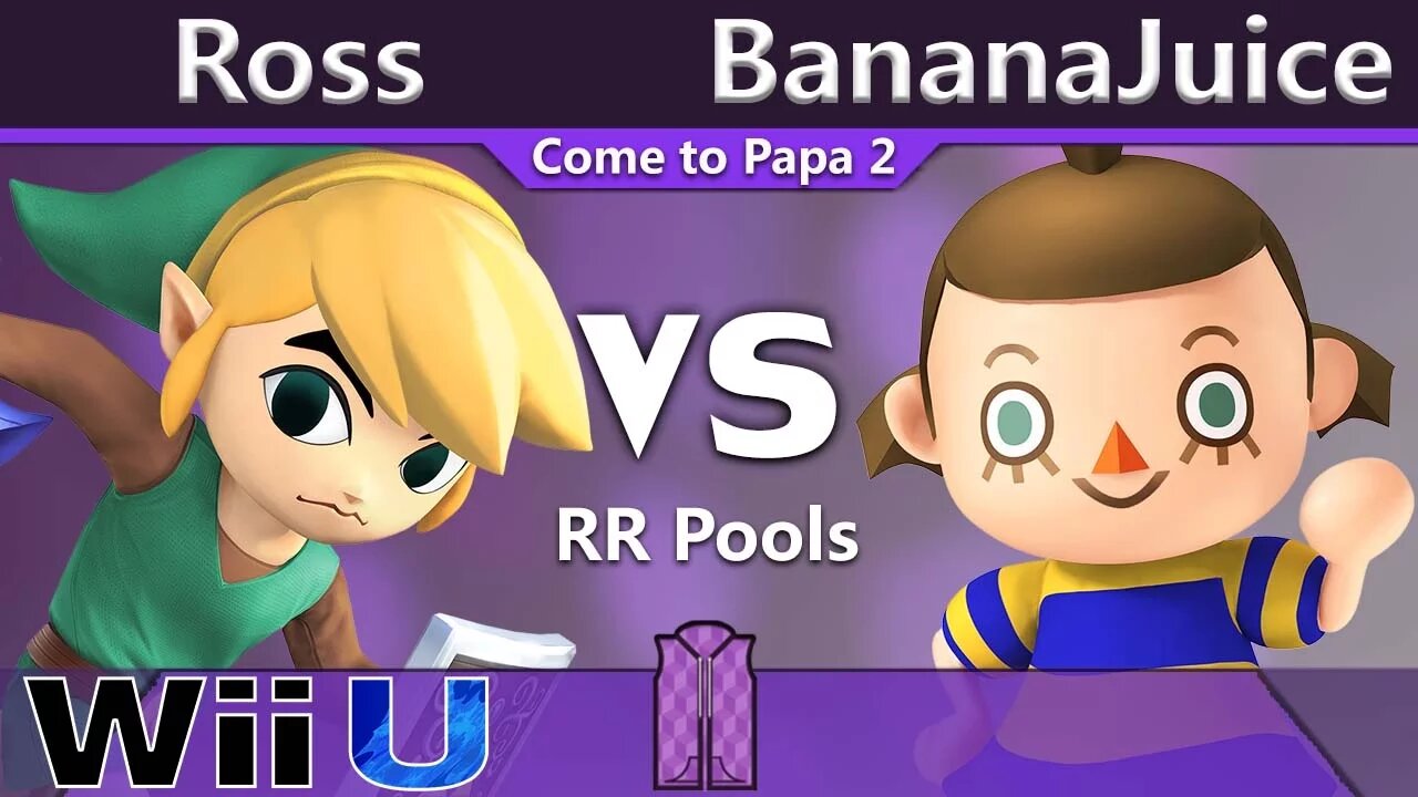 DMG.Ross (Toon Link) vs. BananaJuice (Villager) - Wii U RR Pools - CTP2