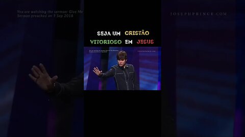 "Seja forte e corajoso" #josephprince #shorts