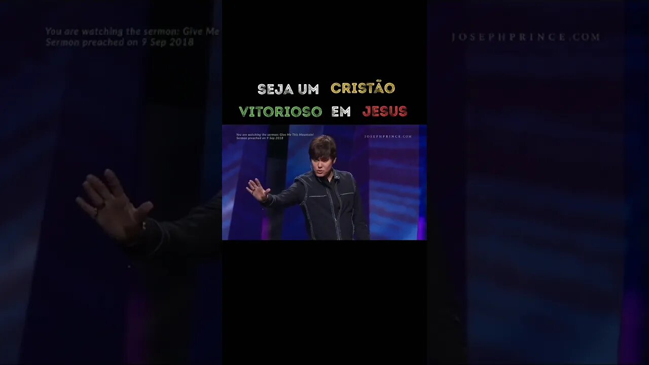"Seja forte e corajoso" #josephprince #shorts