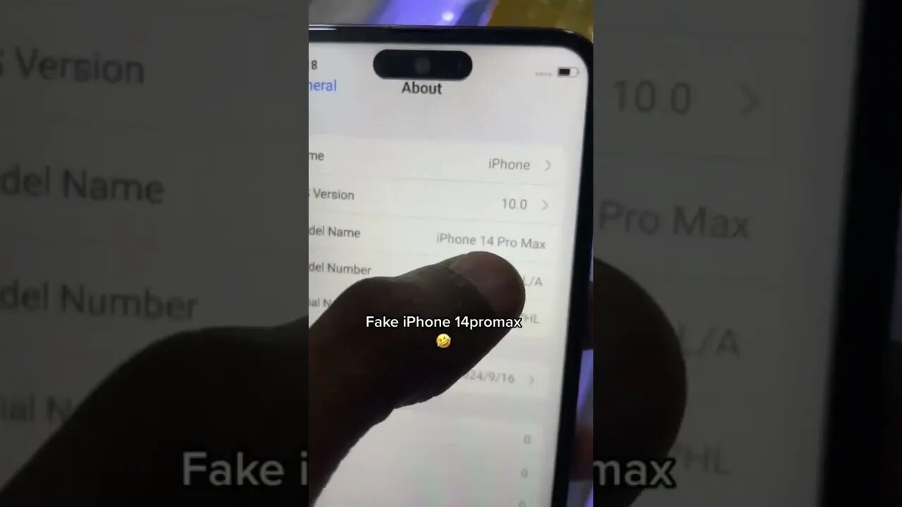 Fake iPhone 14promax🤣#oumar_dr #viral #iphonetips #fyp #fakeiphone