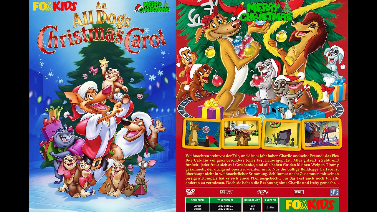 An All Dogs Christmas Carol (1998 Animated Christmas Movie) [1080p Blu-Ray Quality]