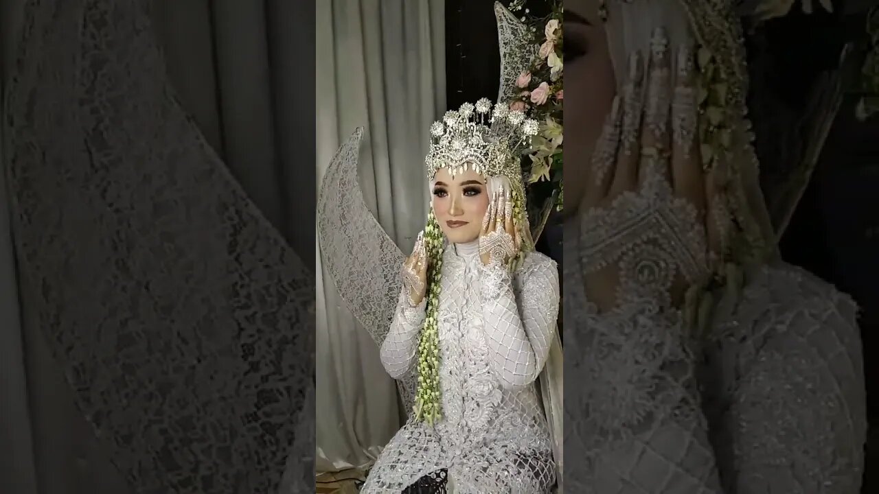 Cantik Sekali ! Pengantin Memakai Pakaian Adat Sunda #shorts #short #shortvideo