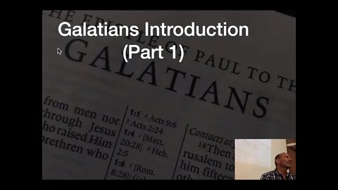 Galatians Intro Part 1