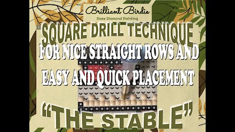 New Quick And Easy Way To Place Square Drills Straight And Even - The Stable!