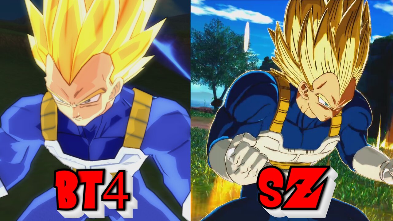 Vegeta(Android/Cell Saga) - Dragon Ball Sparking Zero VS Budokai Tenkaichi 4