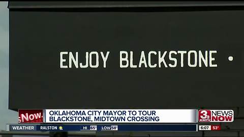 Oklahoma City mayor to tour Blackstone, Midtown