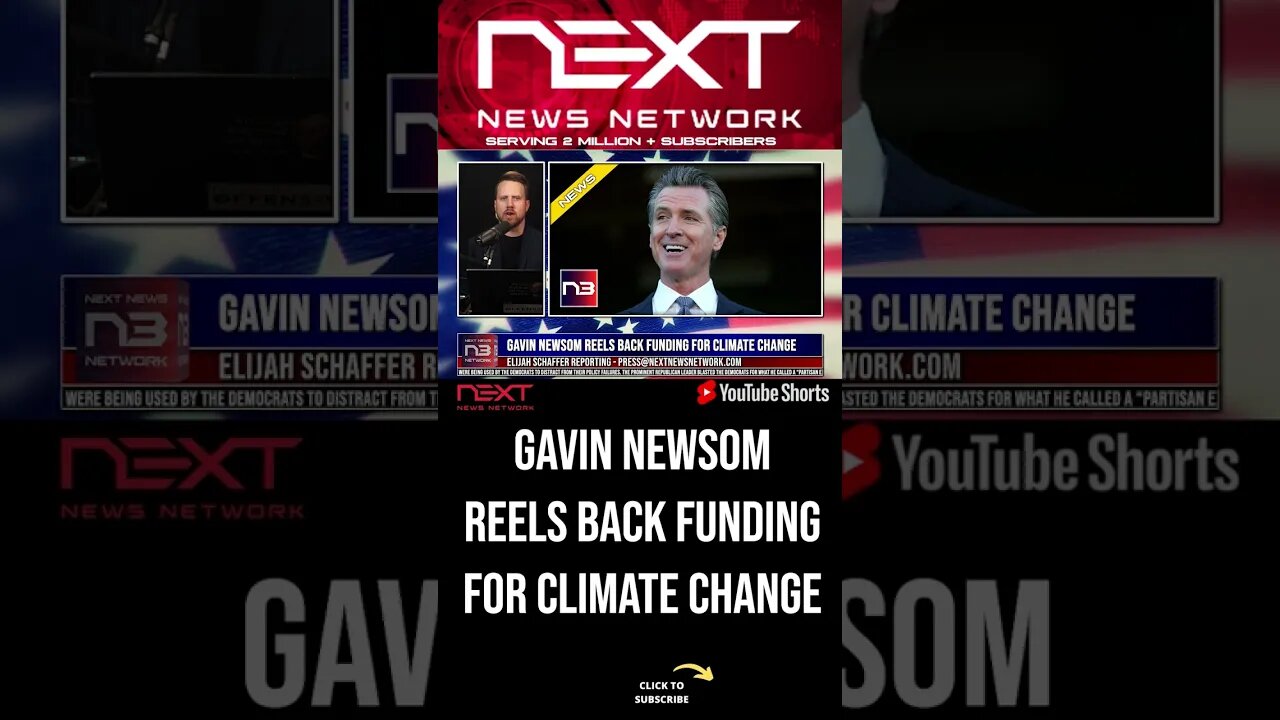 Gavin Newsom Reels Back Funding For Climate Change #shorts