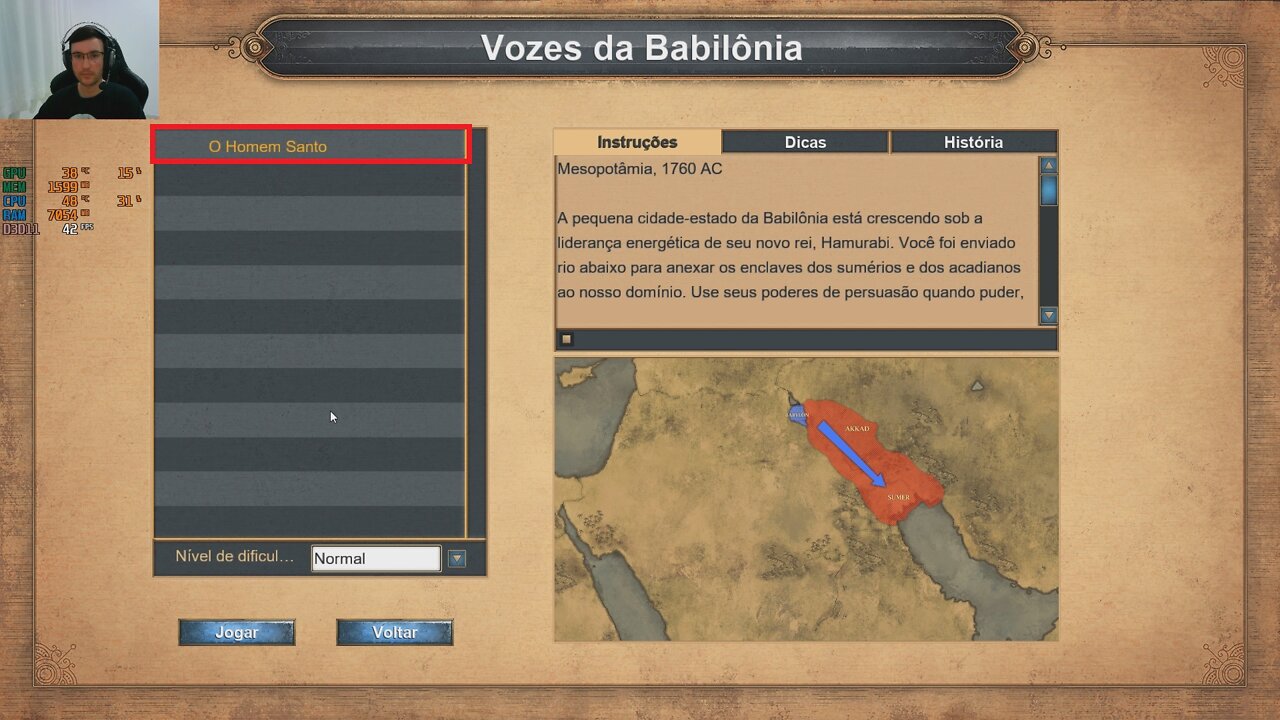 AGE OF EMPIRES 1 - 03 VOZES DA BABILÔNIA 1 - O HOMEM SANTO