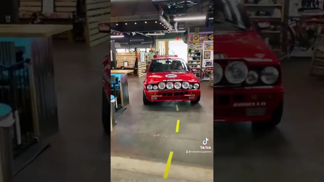 1989 Lancia Delta Coming Into Mile Through Time Automotive Museum