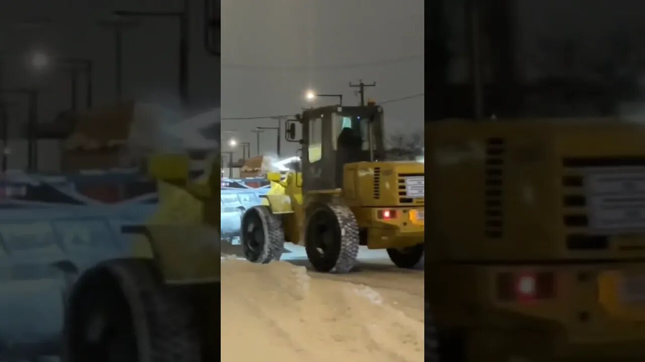 Montréal Midnight Snow Removal Full Opération