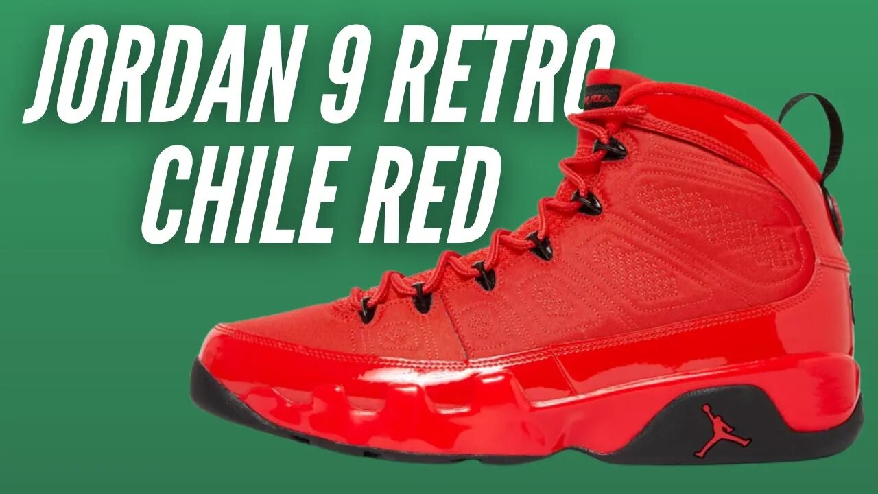 Air Jordan 9 Retro 'Chile Red' Unboxing & Review