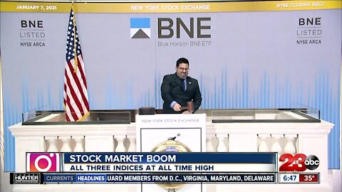 Moneywise guy talks about Wall Street record highs and political impacts