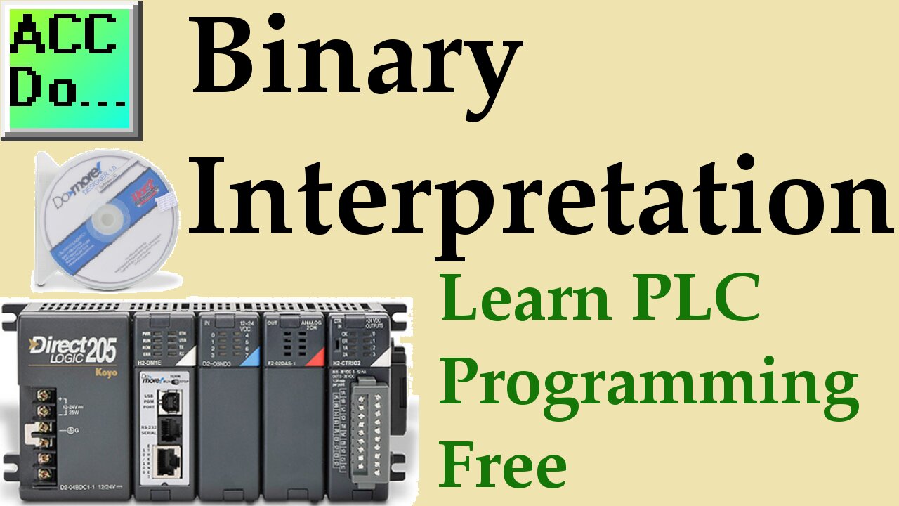 Learn PLC Programming - Free 7 - Binary Interpretation