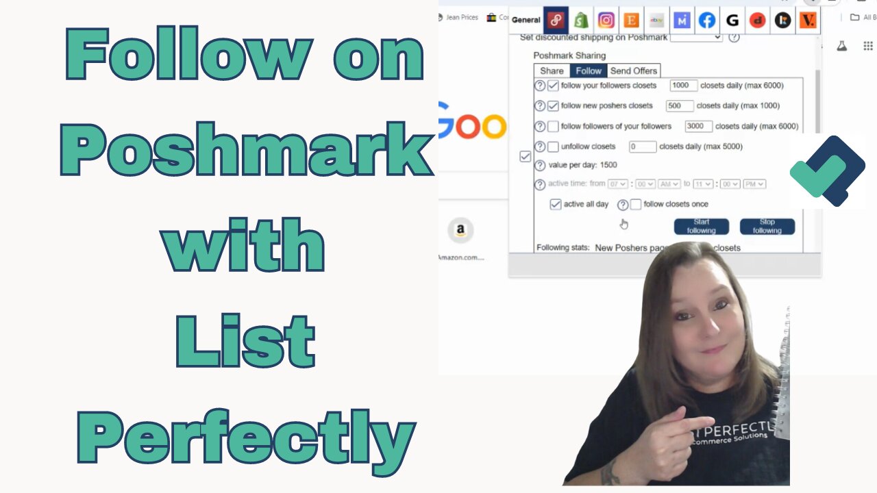 How to Set List Perfectly to Follow on Poshmark