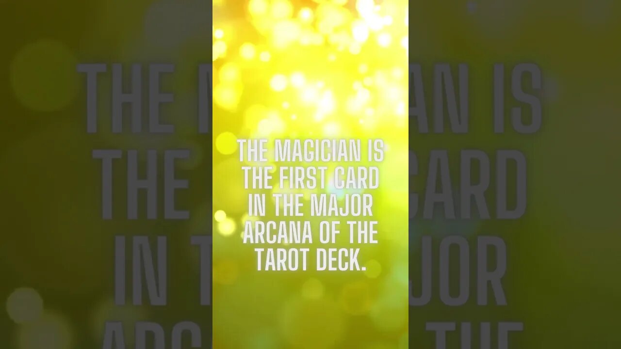 "The Magician: Exploring the First Card of the Tarot"