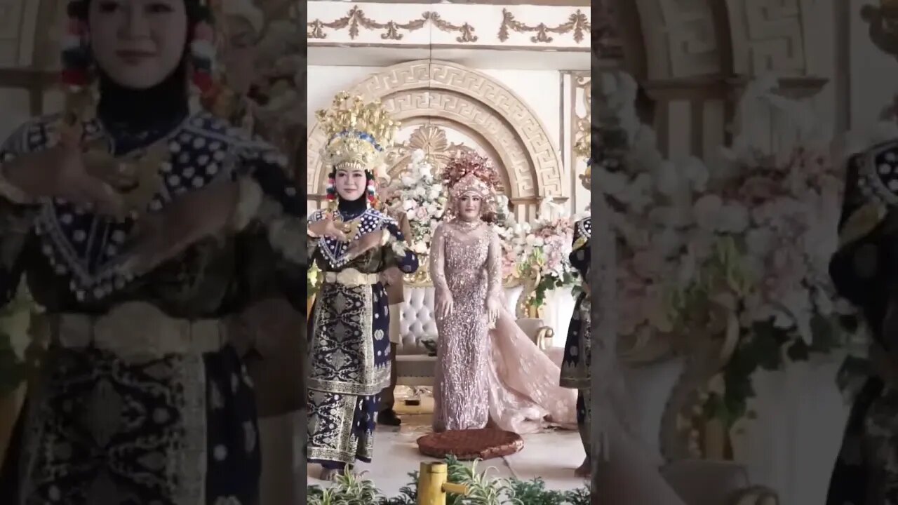 TARI PAGAR PENGANTIN (TARIAN KHAS SUMATERA SELATAN UNTUK PENGANTIN ) #shorts #shortvideo