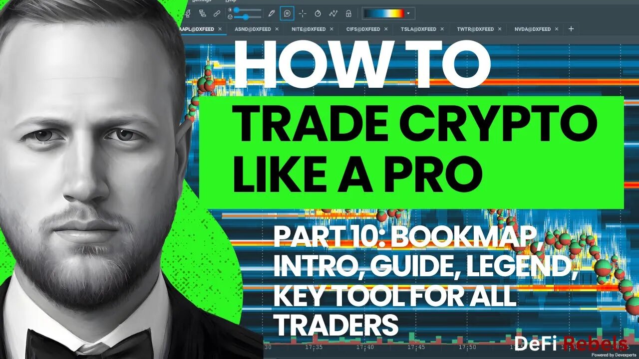 Crypto Trading Technical Analysis | Learn TA Part 10: Bookmap Explained, Crypto Bookmap, Tutorial