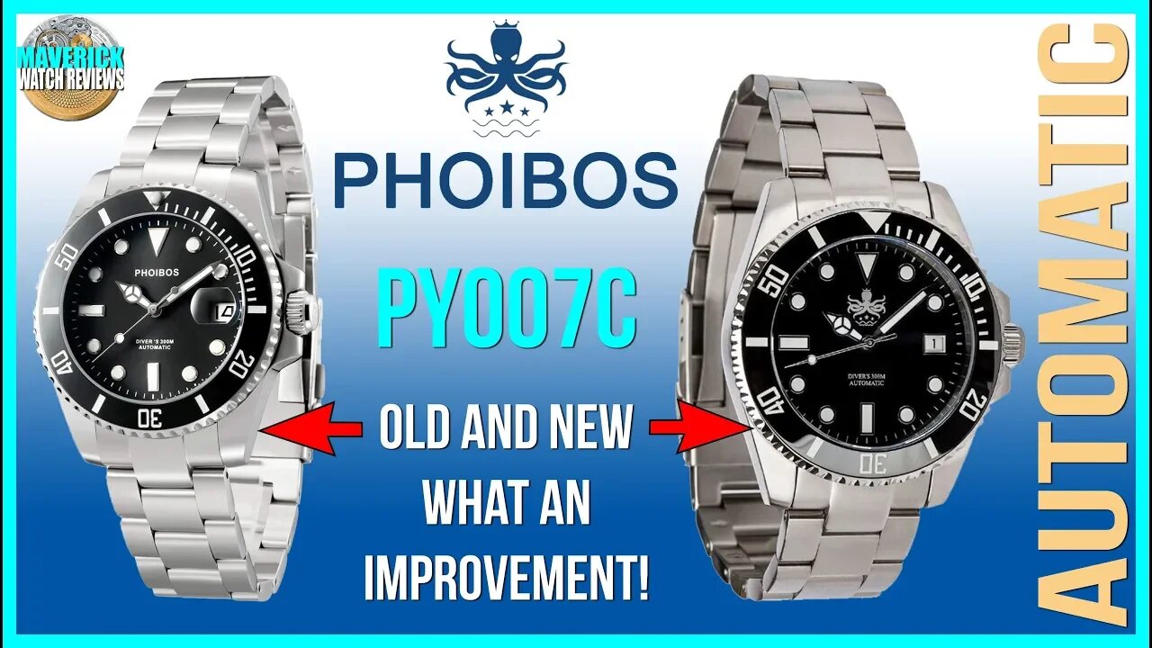 Major Upgrade! | New Phoibos 300m Chinese Automatic Diver PY007C V.2 Microbrand Unbox & Review