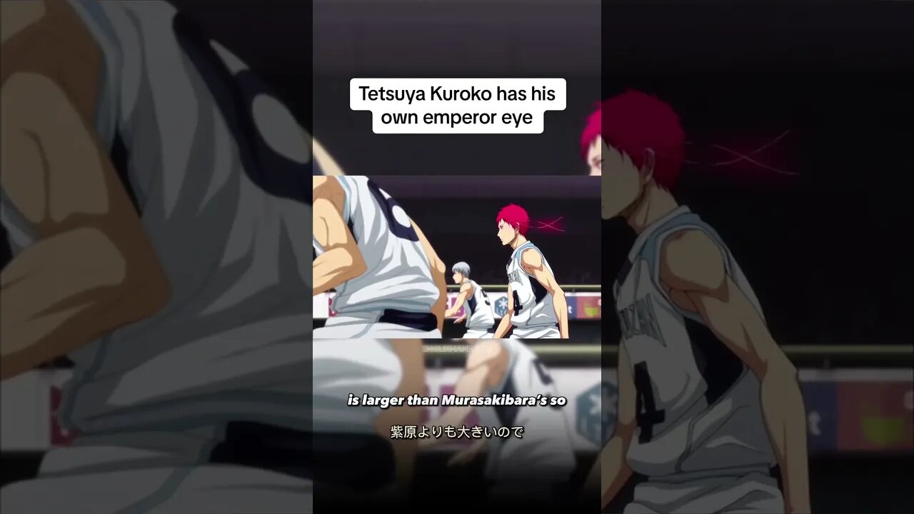 Tetsuya Kuroko has his own emperor eye 🥶 #anime #kurokonobasket #fyp