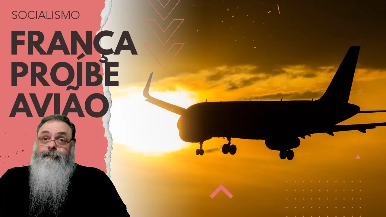 FRANÇA PROÍBE algumas ROTAS de AVIÃO devido a ALTA EMISSÃO de CARBONO mostrando FUTURO da AVIAÇÃO