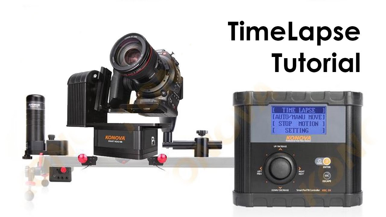 Timelapse Tutorial with KONOVA motorized slider