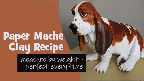 Paper Mache Clay - Measure by Weight, Perfect Every Time