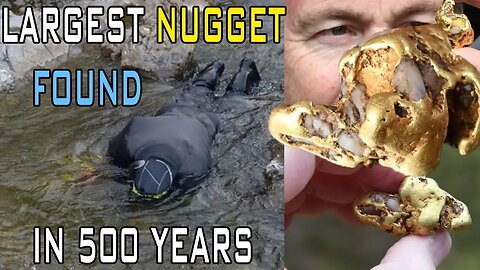 Britain's Largest Gold Nugget (Since 500 Years) Found In Scotland