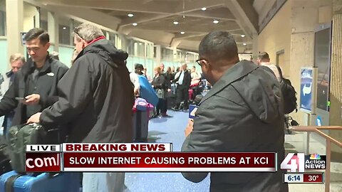 Slow internet causing problems at KCI