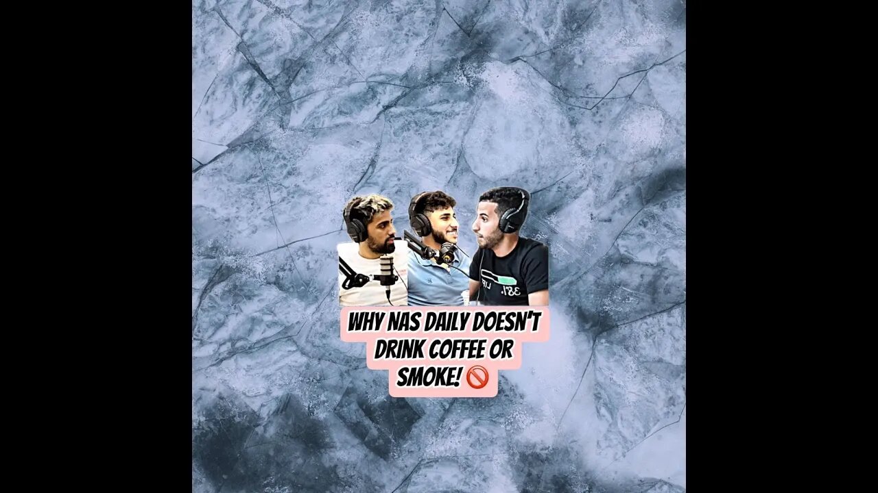 Why Nas Daily doesn’t drink coffee or smoke! 🚫 #shorts