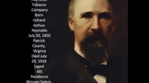 The Reynolds Bloodline, Tobacco & Drugs, Satanic Secret Societies & Billion Dollar Industries