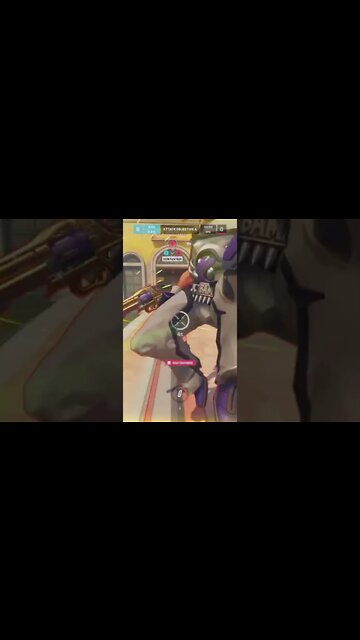 Spelling my name in Reinhardts back as Genji Overwatch 2 Comp Gameplay