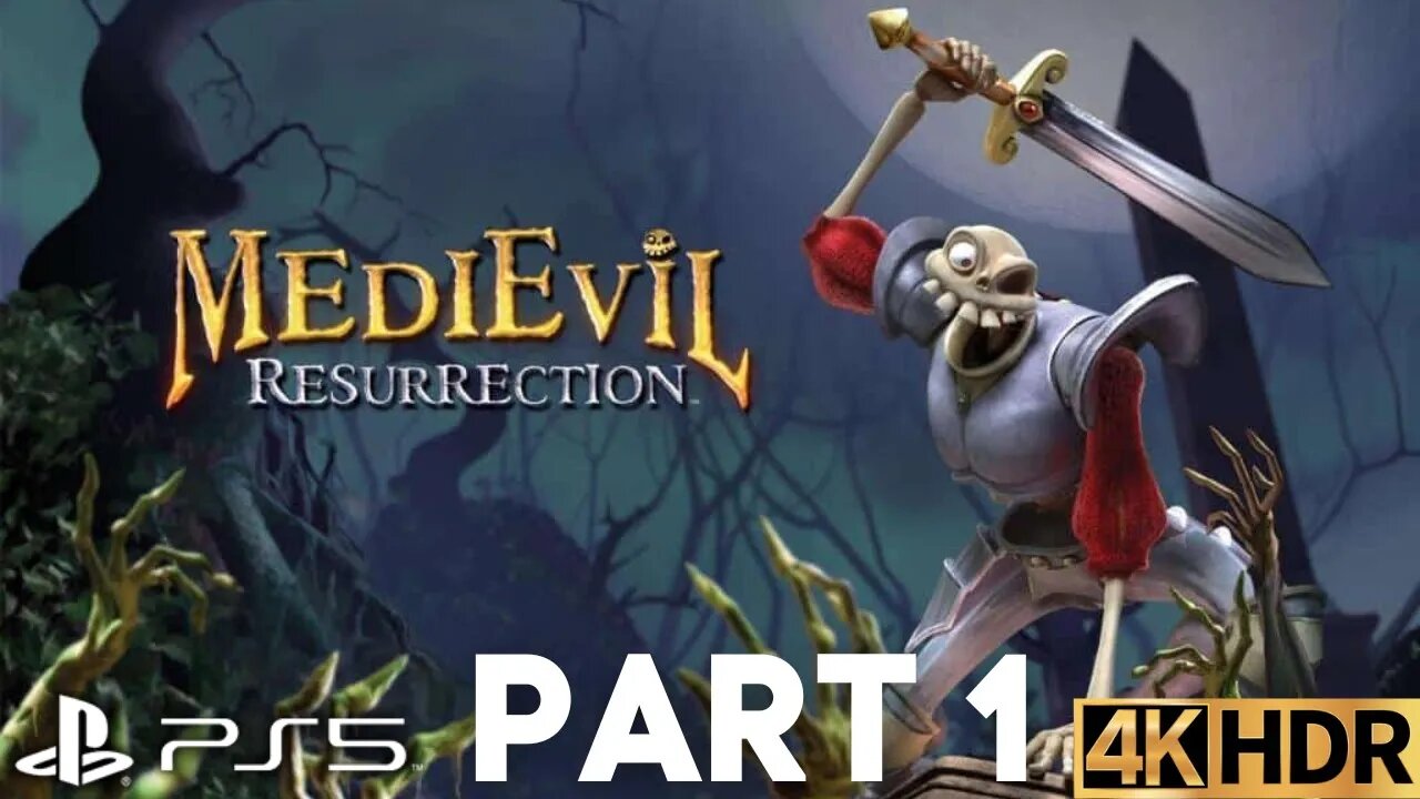 MediEvil: Resurrection Gameplay Walkthrough Part 1 | PS5 | 4K HDR (No Commentary Gaming)