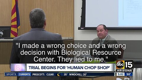 Trial begins in "human chop shop" case