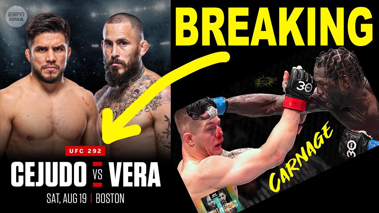 BREAKING: Cejudo vs Vera!!! Jared Cannonier DOMINATES + Fight Night Recap & UFC News!