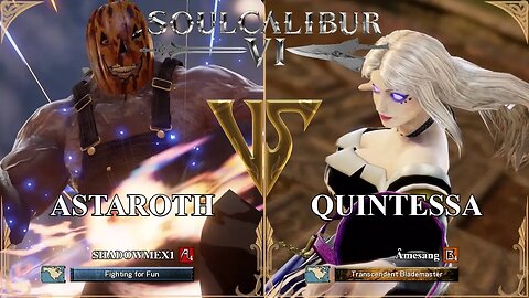 SoulCalibur VI — SHADOWMEX1 (Astaroth) VS Amesang (Quintessa) | Xbox Series X Ranked