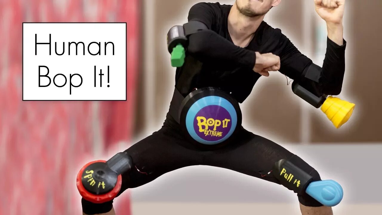 I'm a Human Bop It! // My Fully Functioning 3D Printed Bop It Extreme Costume