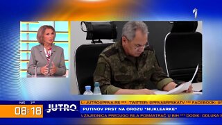 Ljubinka Milinčić o mogućnosti nuklearnog rata (TV Prva, 22.09.2022)