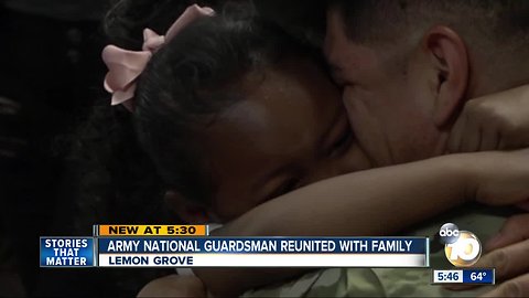 Military family reunited