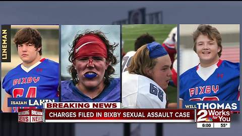 Four Bixby football players face rape charges