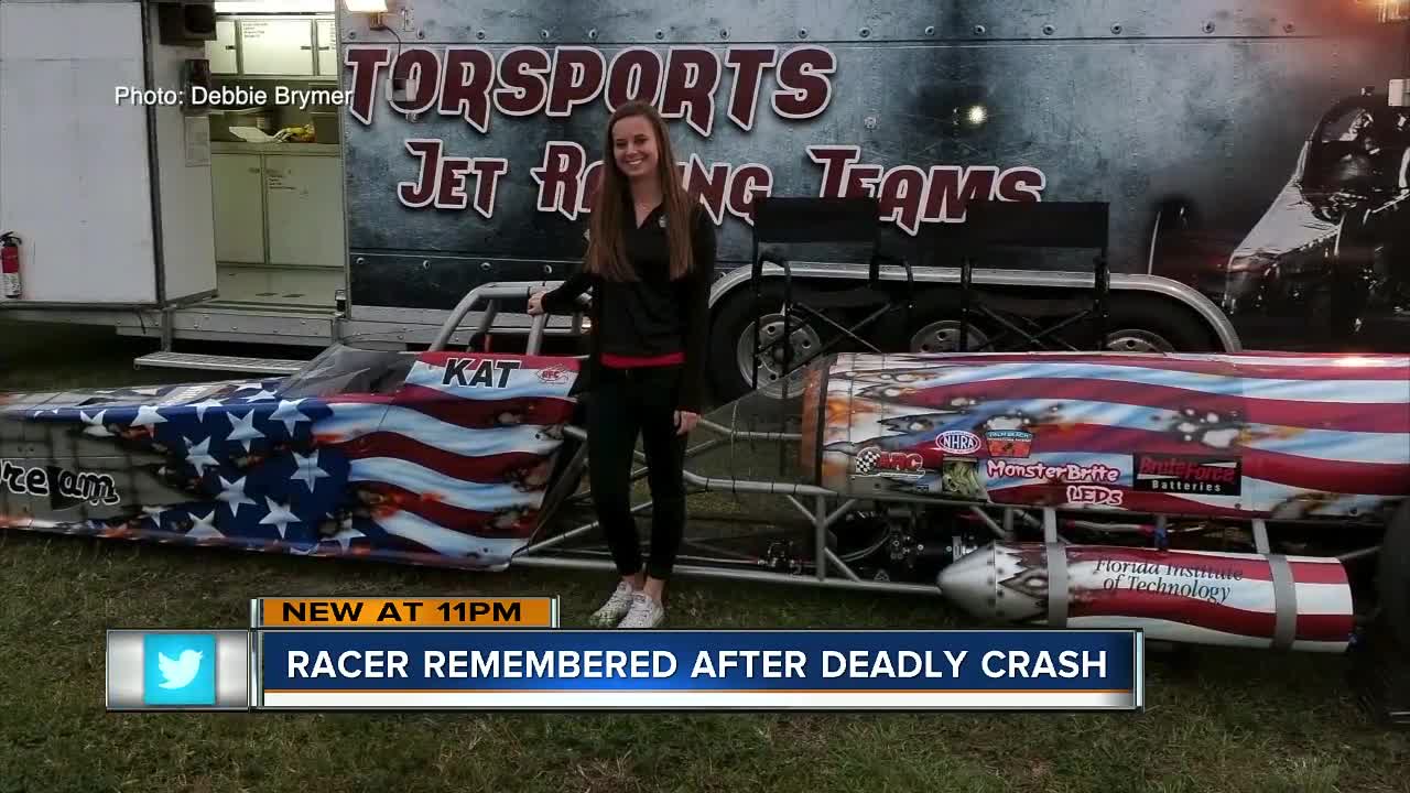 Thousands pay tribute to drag racer killed at Sebring International Raceway