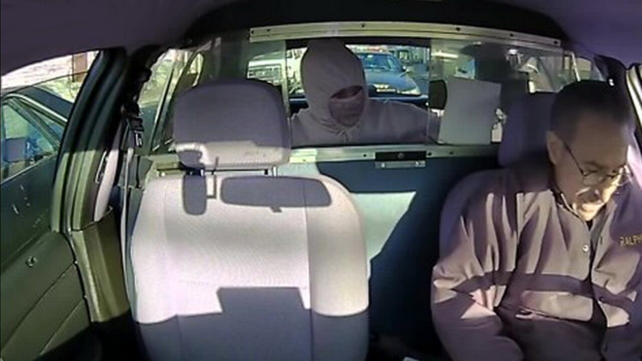 Taxi robbery gets interrupted by police