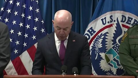 Meanwhile DHS holds press conference on new border enforcement measures