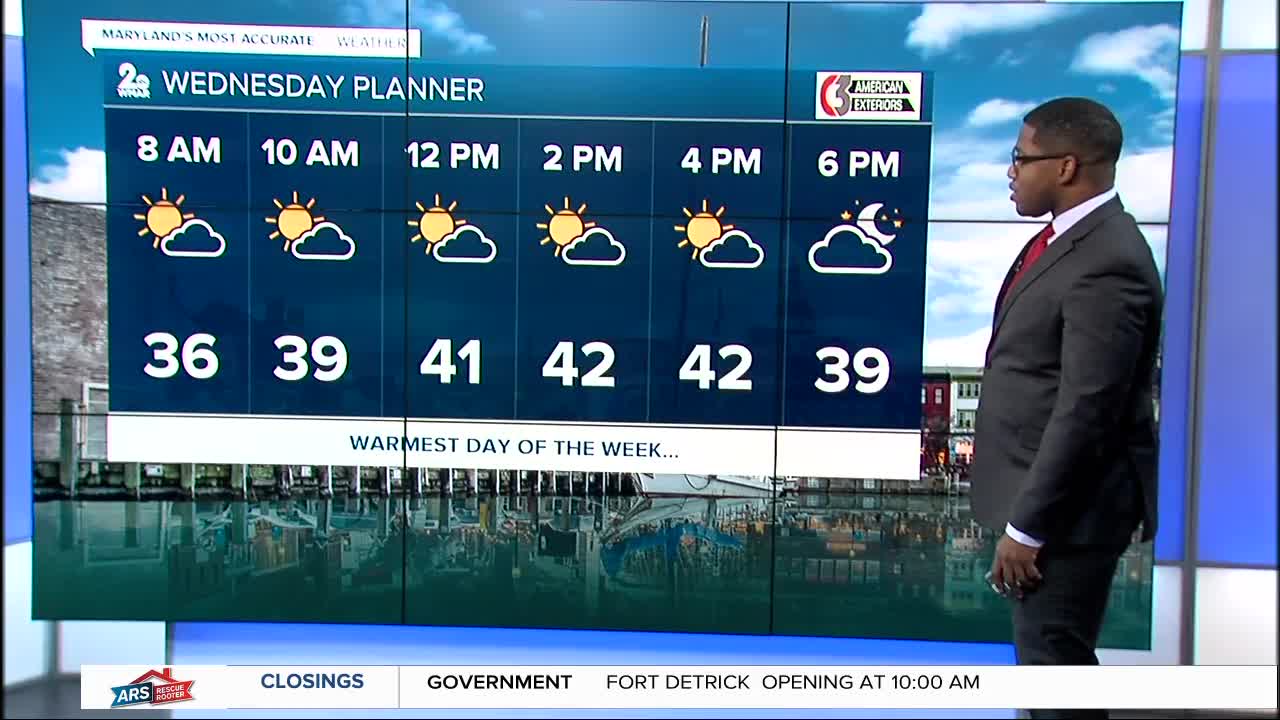 WMAR-2 News Weather at 11