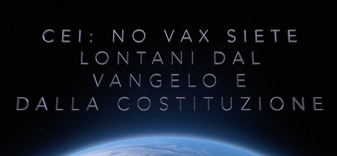Cei: no vax siete lontani dal Vangelo e dalla Costituzione