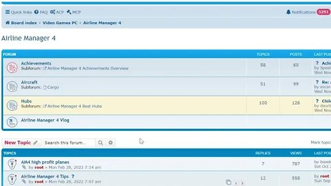 Airline Manager 4 Forum Questions