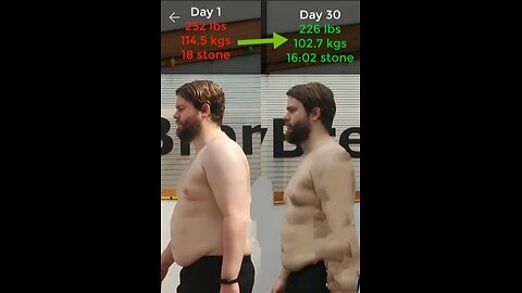 Thirty day's losses Belly fat