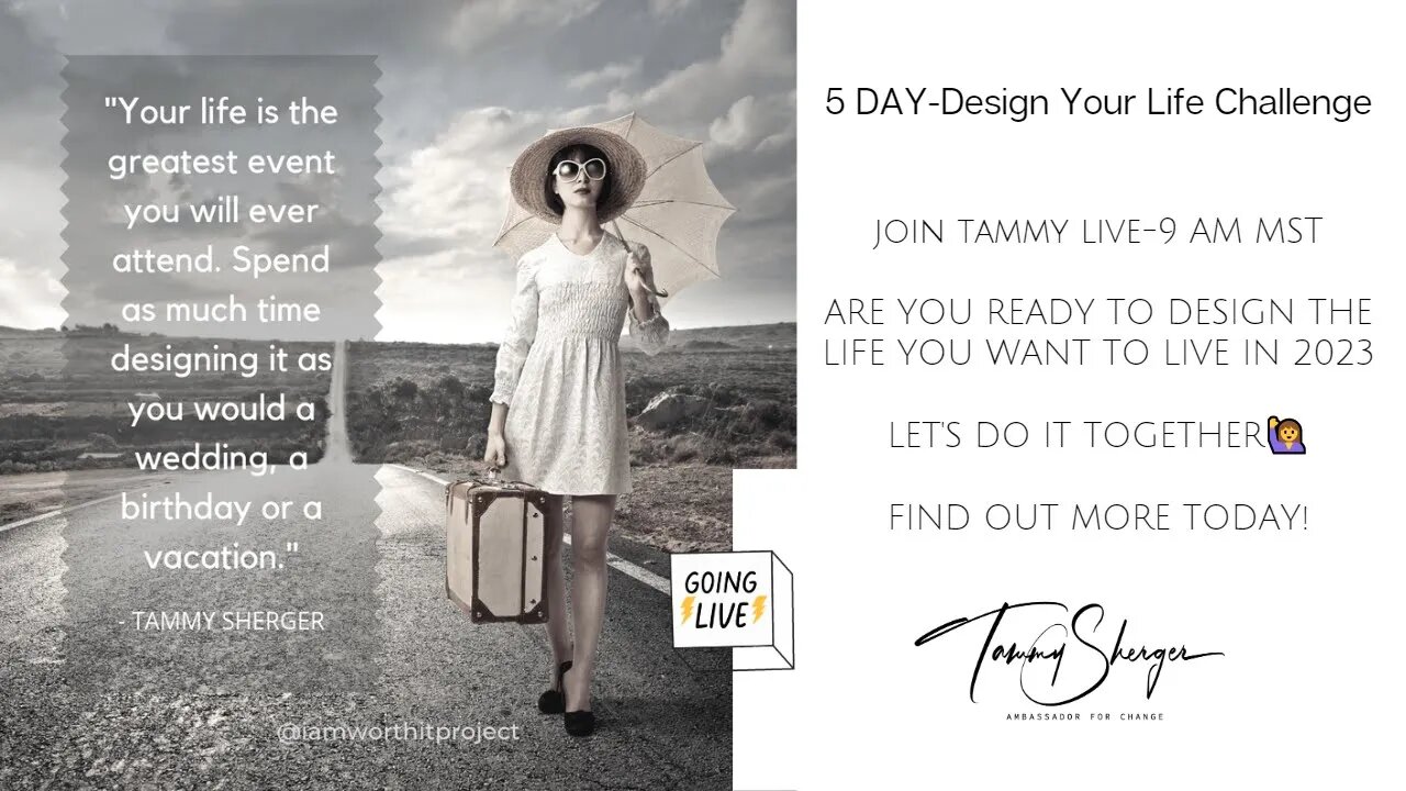 5 DAY-DESIGN YOUR LIFE CHALLENGE