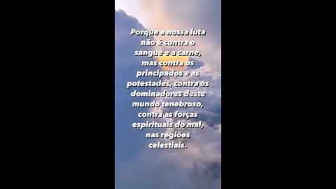 Nossa luta é no mundo espiritual !! - Our fight is in the spirit world!!!