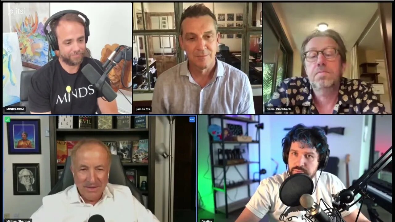 UFO DEBATE w/ Destiny, James Fox, Michael Shermer, Daniel Pinchbeck & Bill Ottman